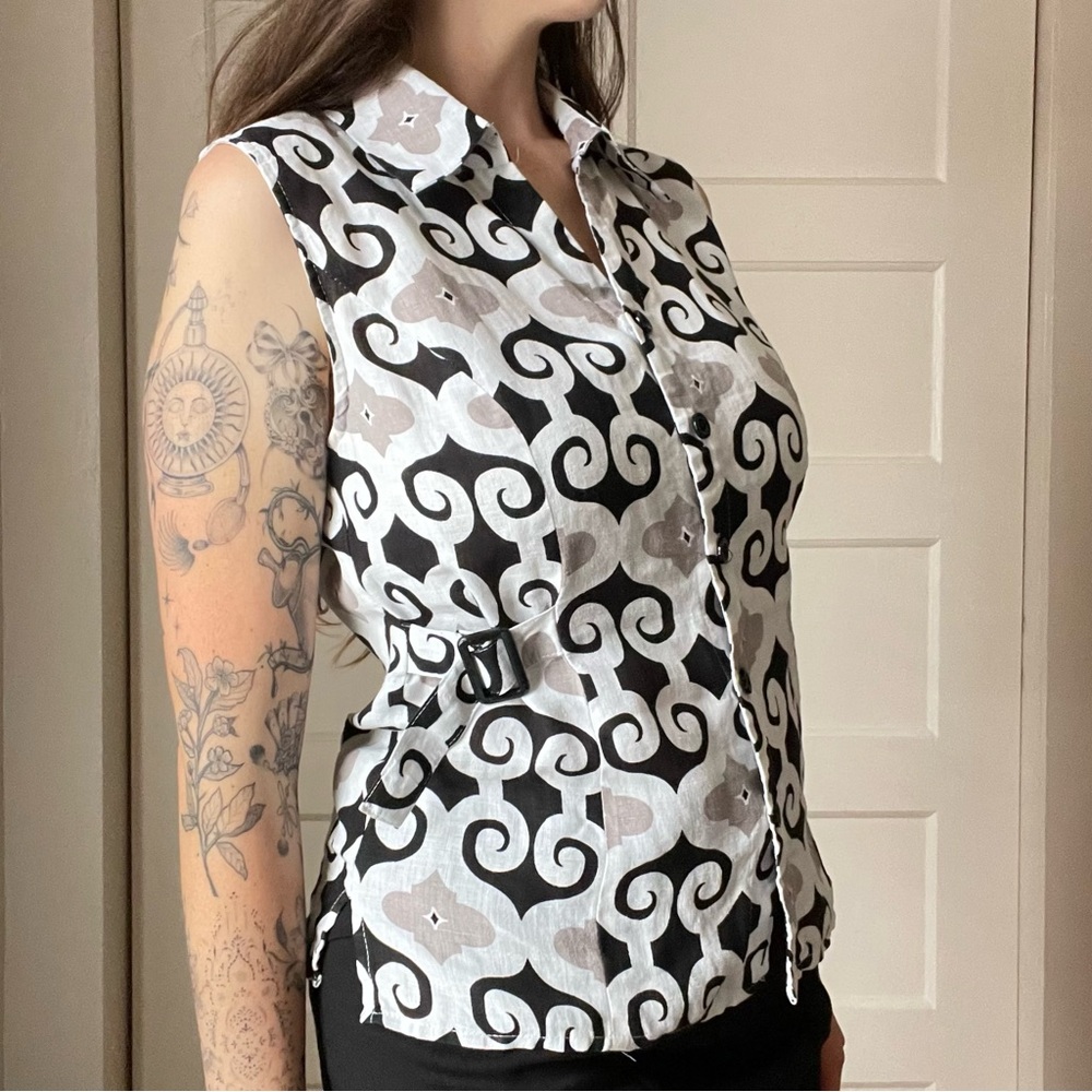 Y2K Sleeveless Blouse by Carole Little